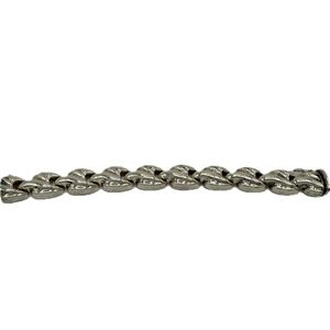 925 Sterling Silver Chunky Link Bracelet – Bold Vintage Statement Piece